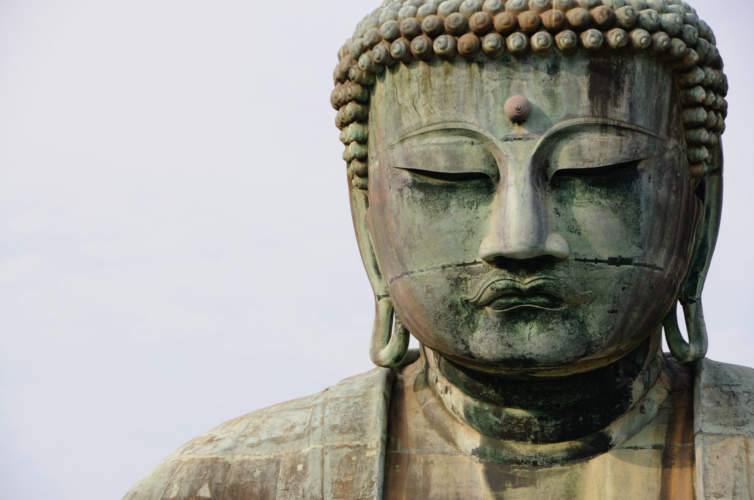 large buddha face